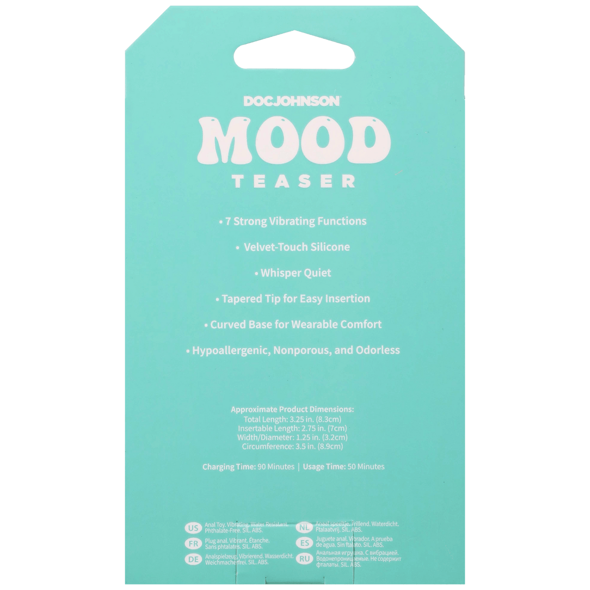 Mood - Teaser - Vibrating Micro Plug Lavender - Vegas Back Room