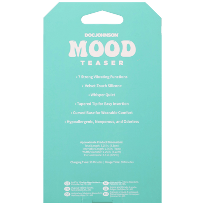 Mood - Teaser - Vibrating Micro Plug Lavender - Vegas Back Room