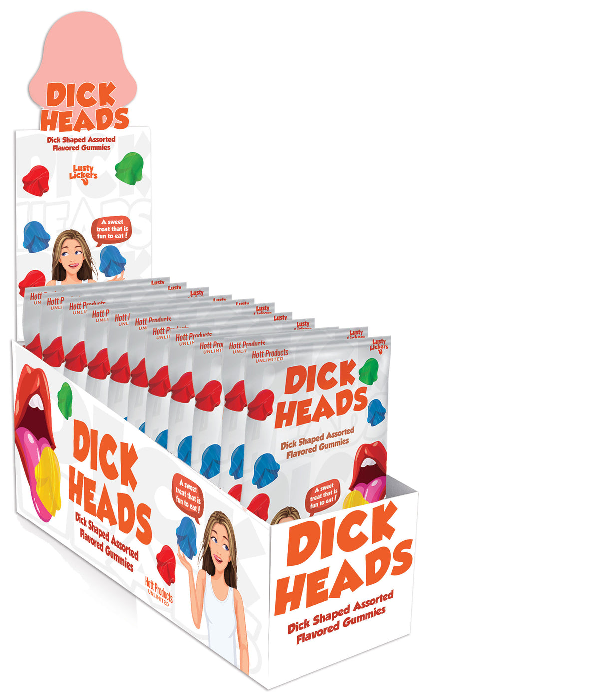 Dick Heads Gummies - Dick Shaped Gummies - Assorted Flavors