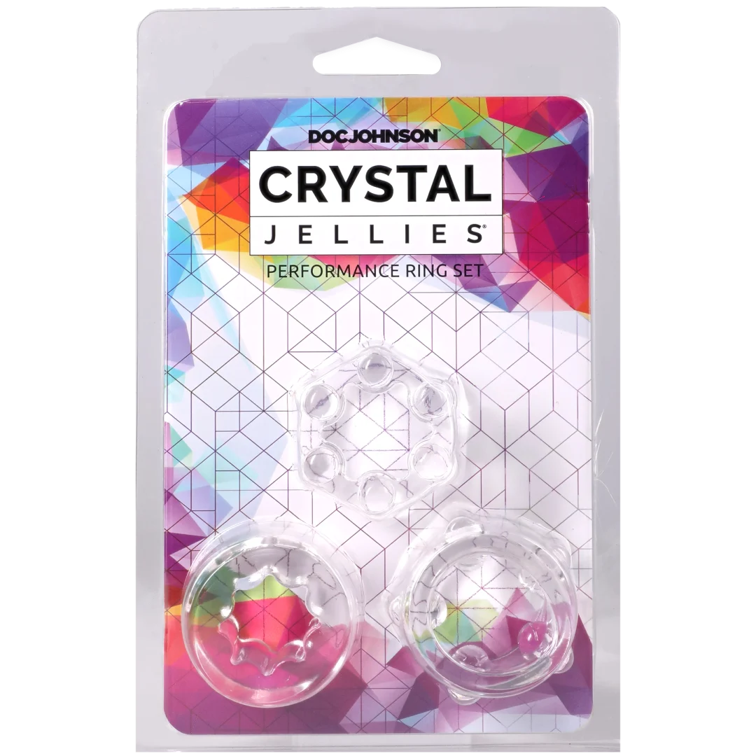 Crystal Jellies - Performance Ring Set Clear