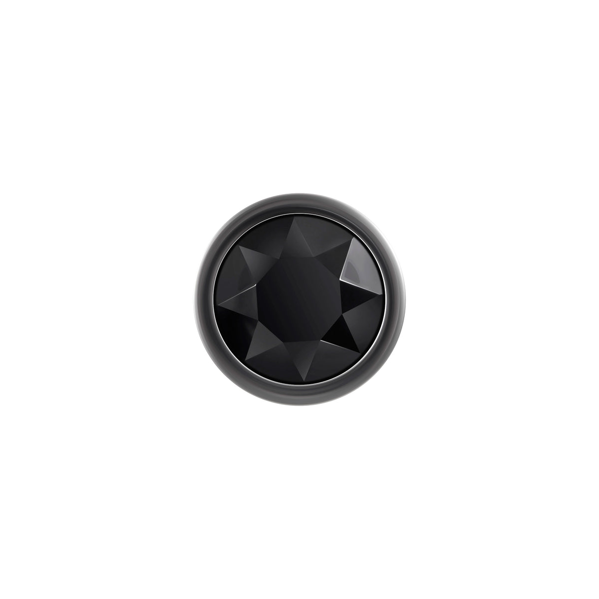 Black Gem Anal Plug - Medium