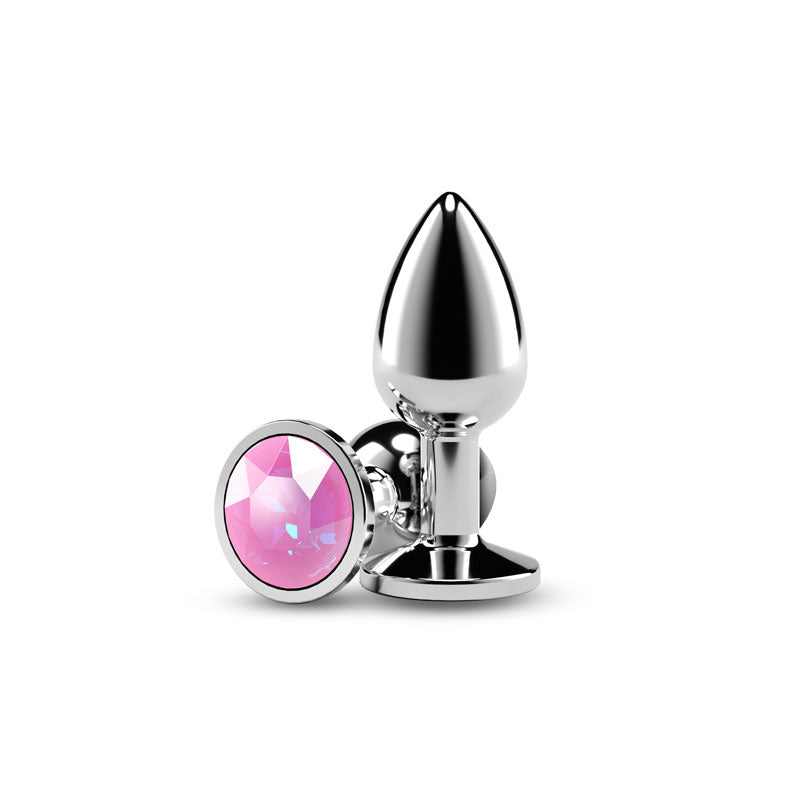 Rear Assets Silver Medium Pink Gem