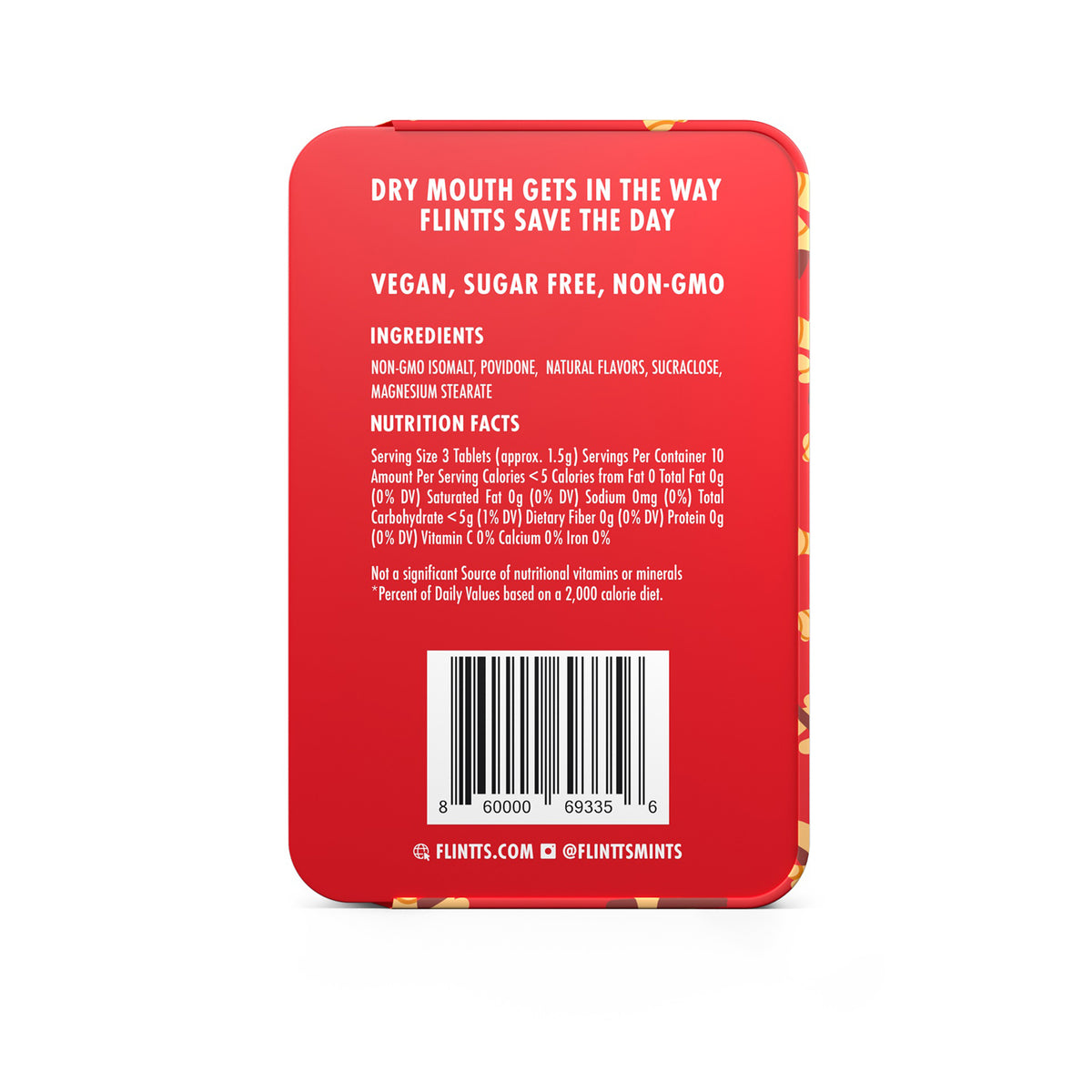 Flintts Mouth Watering Mints Cinnamon Ginger - F-Strength 300