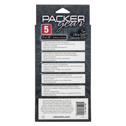 Packer Gear 5 Inch Ultra-Soft Silicone Stp Packer - Tan