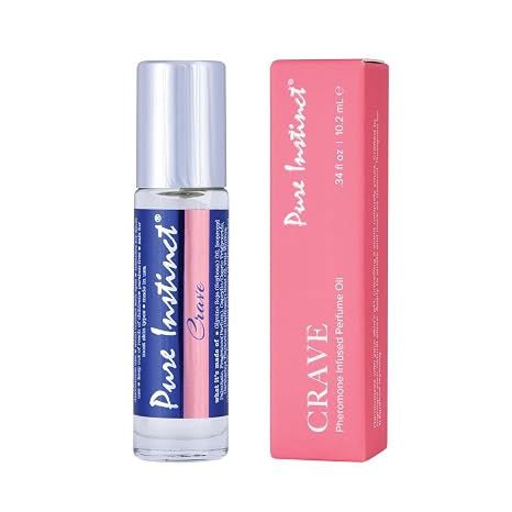 Pure Instinct Signature Pheromone Perfume Oil Roll on Crave 0.34 Fl Oz 10.2 ml - Vegas Back Room