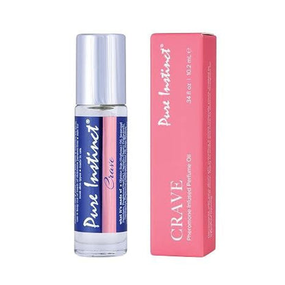 Pure Instinct Signature Pheromone Perfume Oil Roll on Crave 0.34 Fl Oz 10.2 ml - Vegas Back Room
