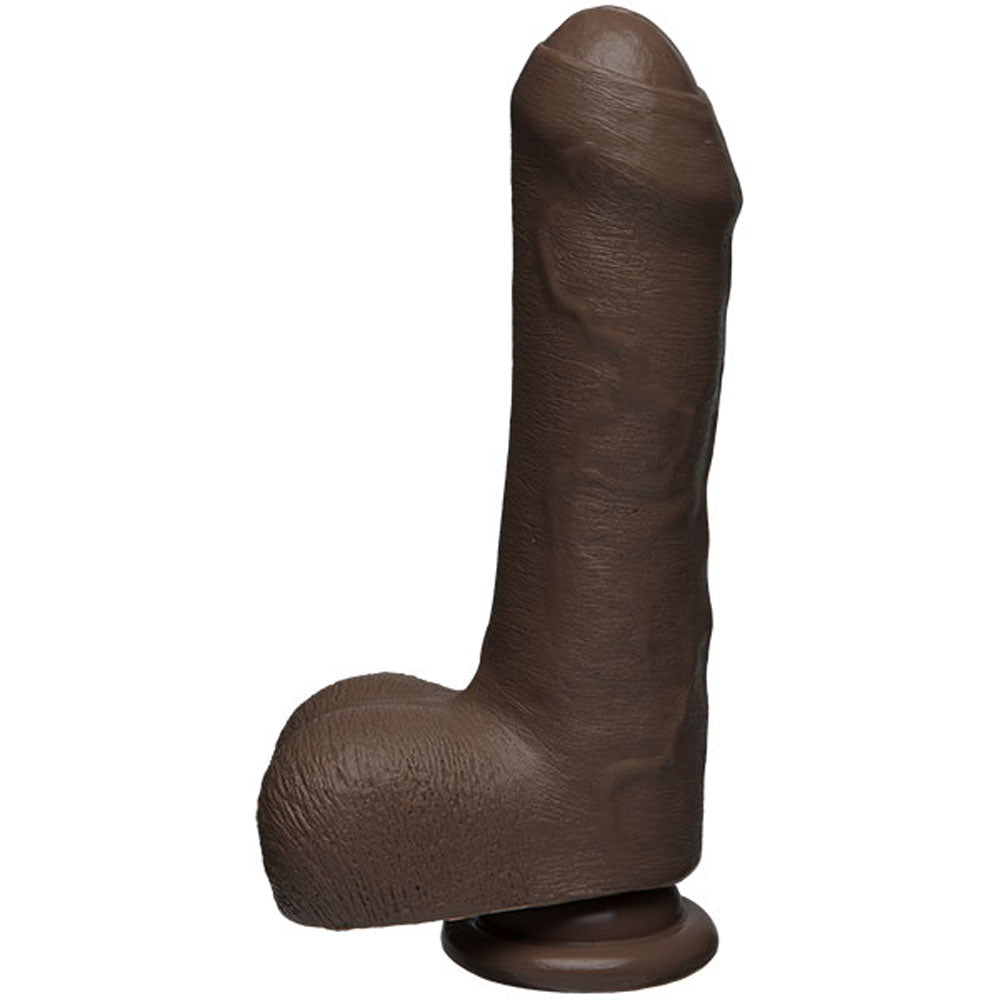 The D - Uncut D - 7 Inch With Balls - Firmskyn -  Chocolate