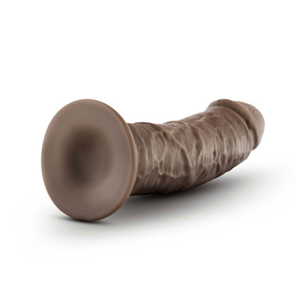 Dr. Skin Plus - 8 Inch Thick Posable Dildo - Chocolate