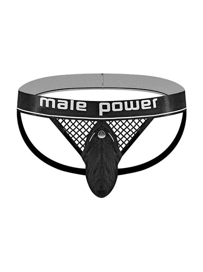 Cock Pit Net Cock Ring Jock - L/ XL - Black