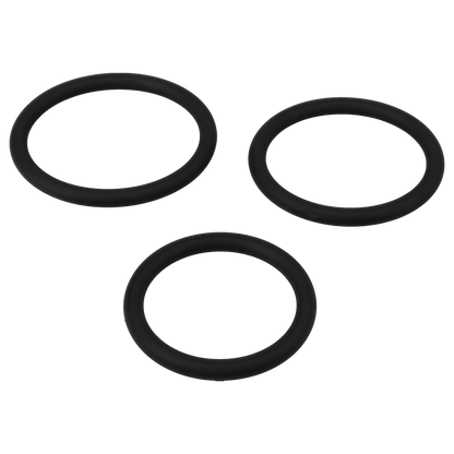 Titanmen - Slim C-Ring - 3 Piece Silicone Set Black
