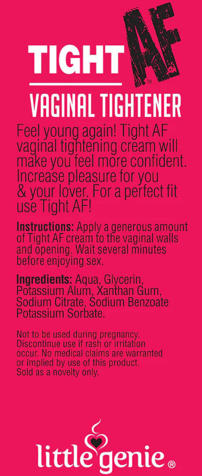 Tight Af Fishbowl Tightener Cream 10ml - Pop Display of 65