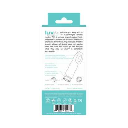 Luv Plus Rechargeable Mini Vibe - Tease Me Turquoise