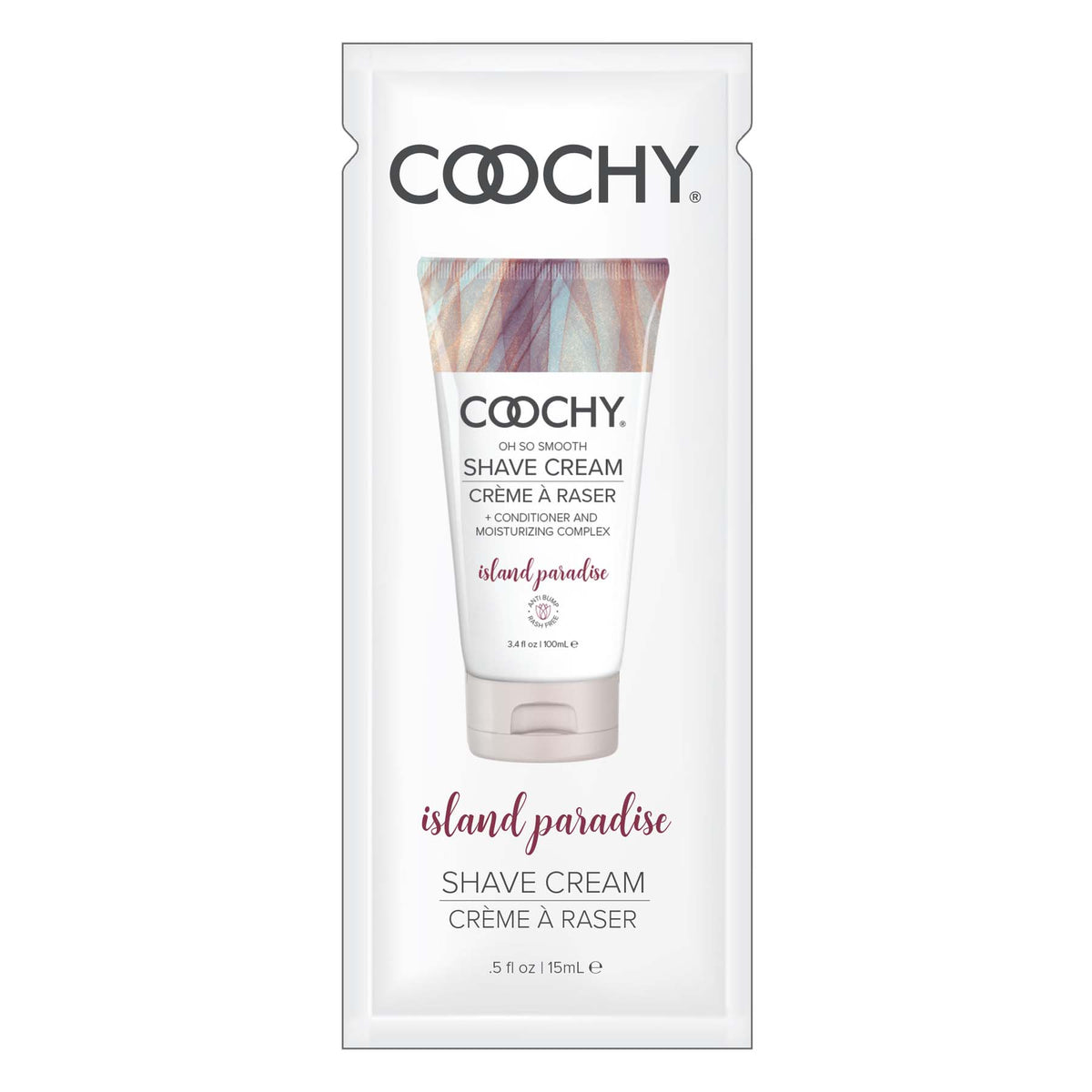Coochy Shave Cream - Island Paradise - 15 ml Foils