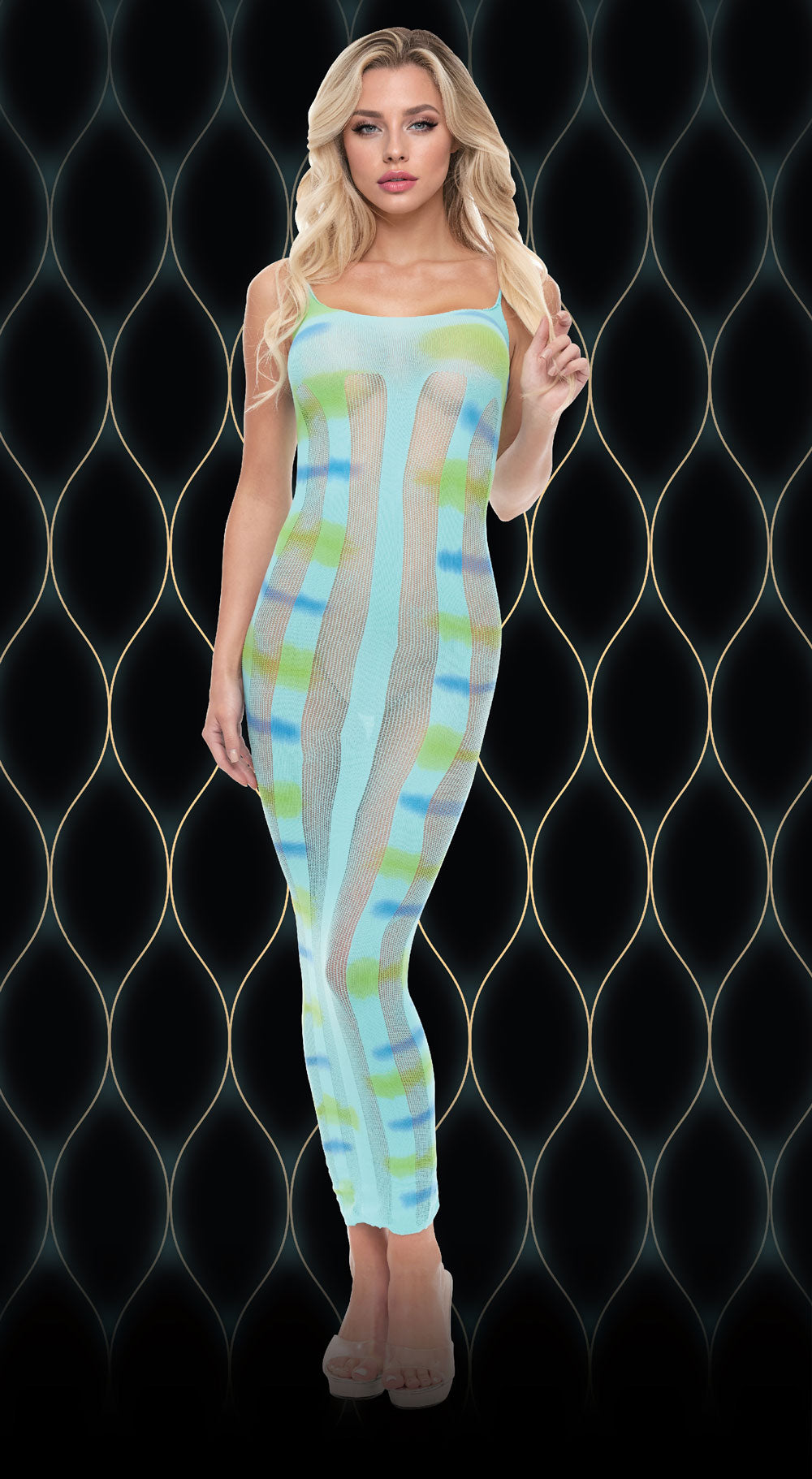 Blue Horizon Maxi Dress - Os