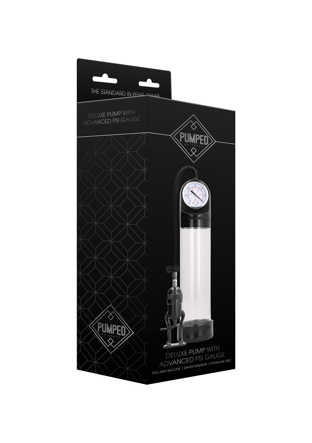 Deluxe Pump With Advanced Psi Gage - Black