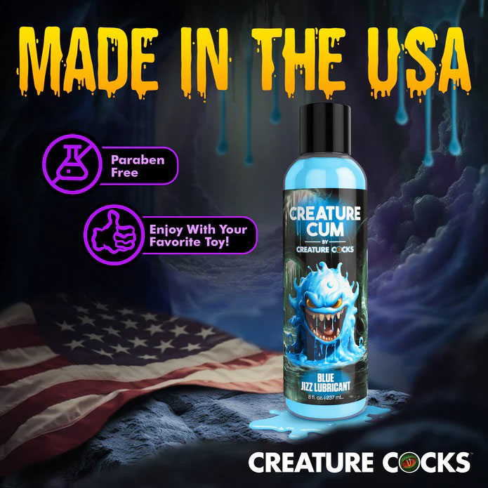 Creature Cum Blue Water-Based Lubricant 8oz