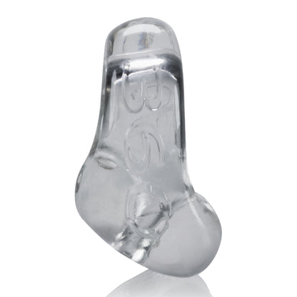 360 2- Way Cockring + Ballsling - Clear