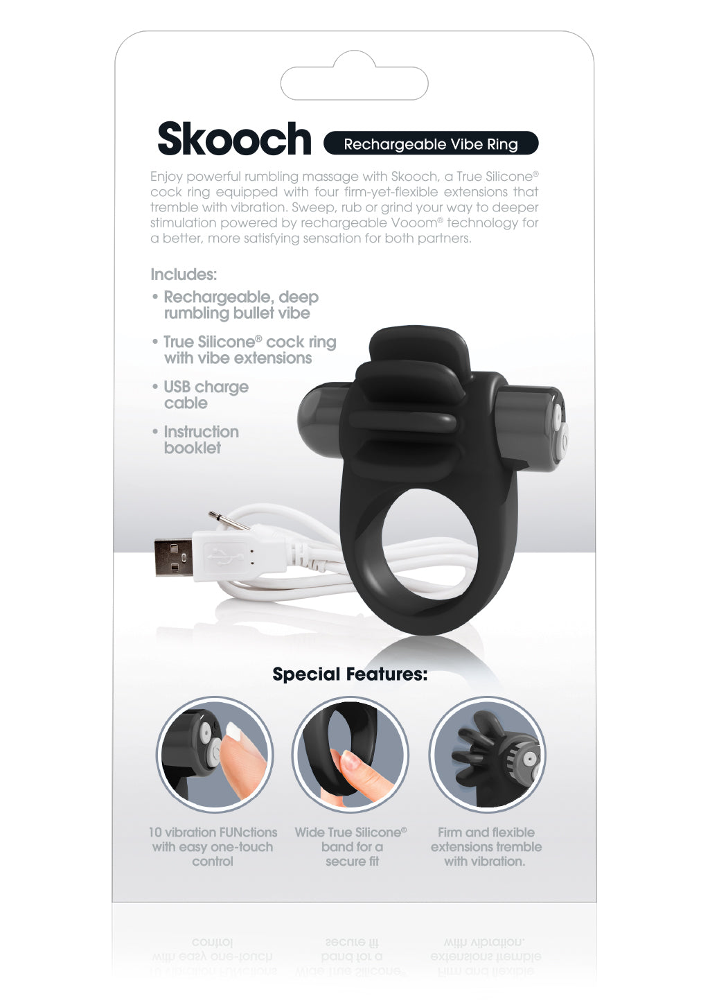 Charged Skooch Ring - Black