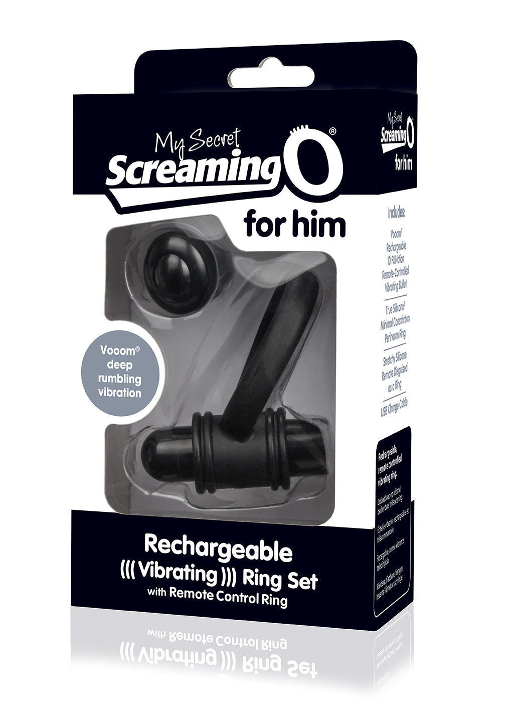 My Secret Bullet and Ring for Him - Black