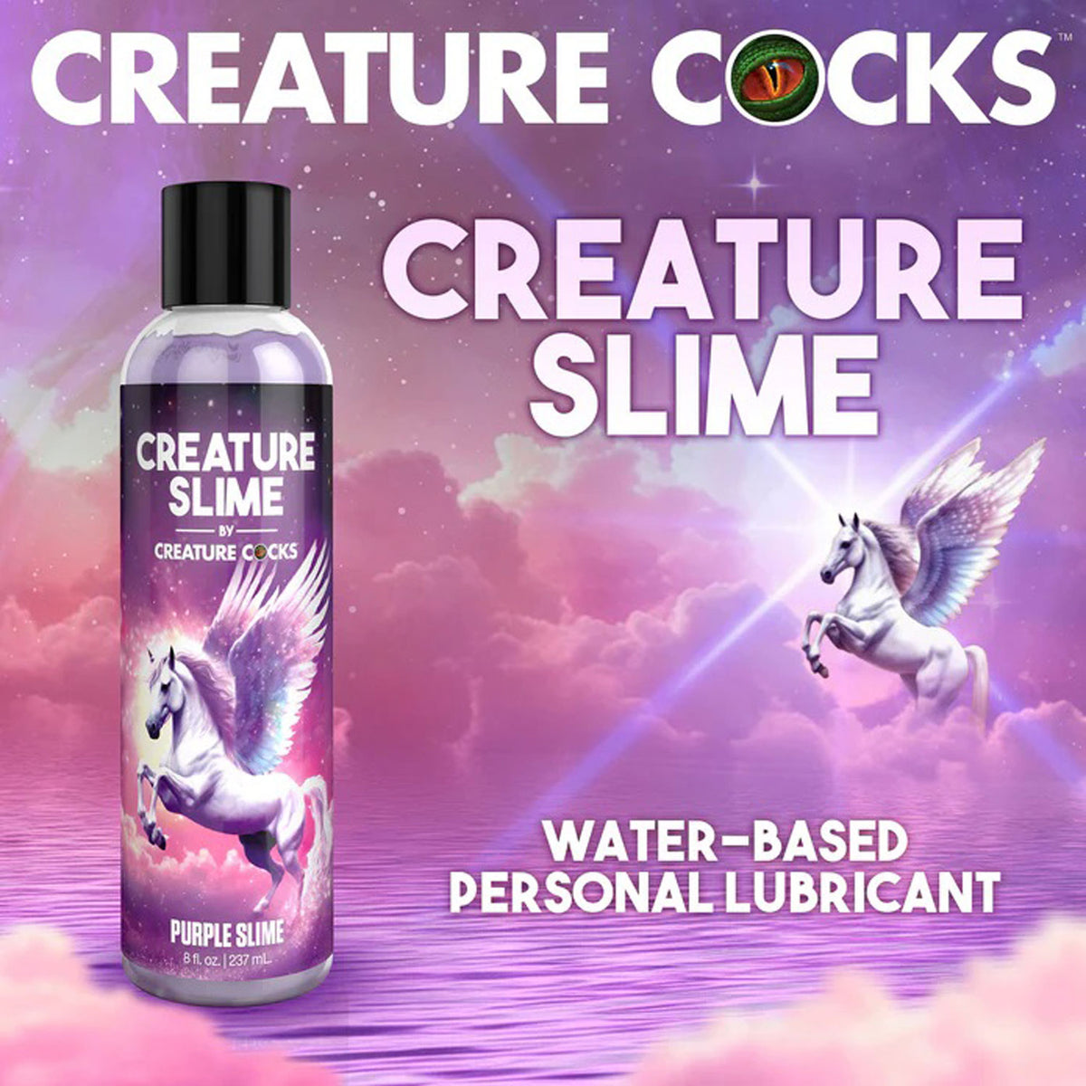 8oz Creature Slime Purple Slime Water-Based - Lubricant