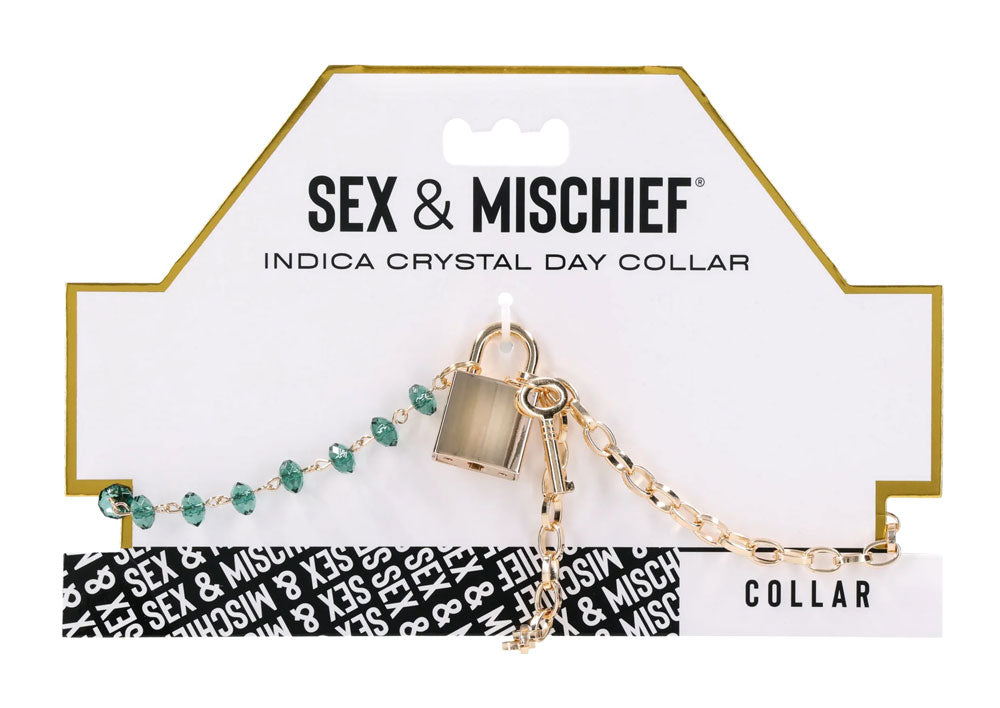 Indica Crystal Day Collar - Green
