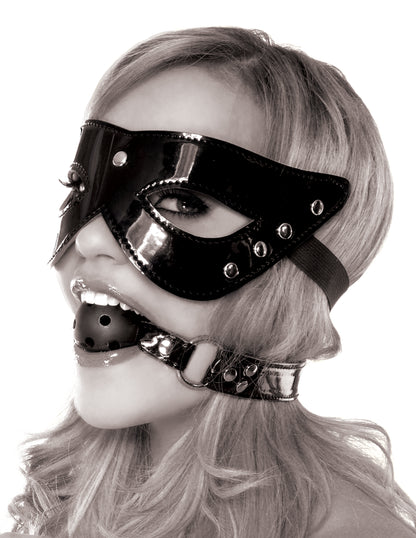 Fetish Fantasy Limited Edition Masquerade Mask and Ball Gag